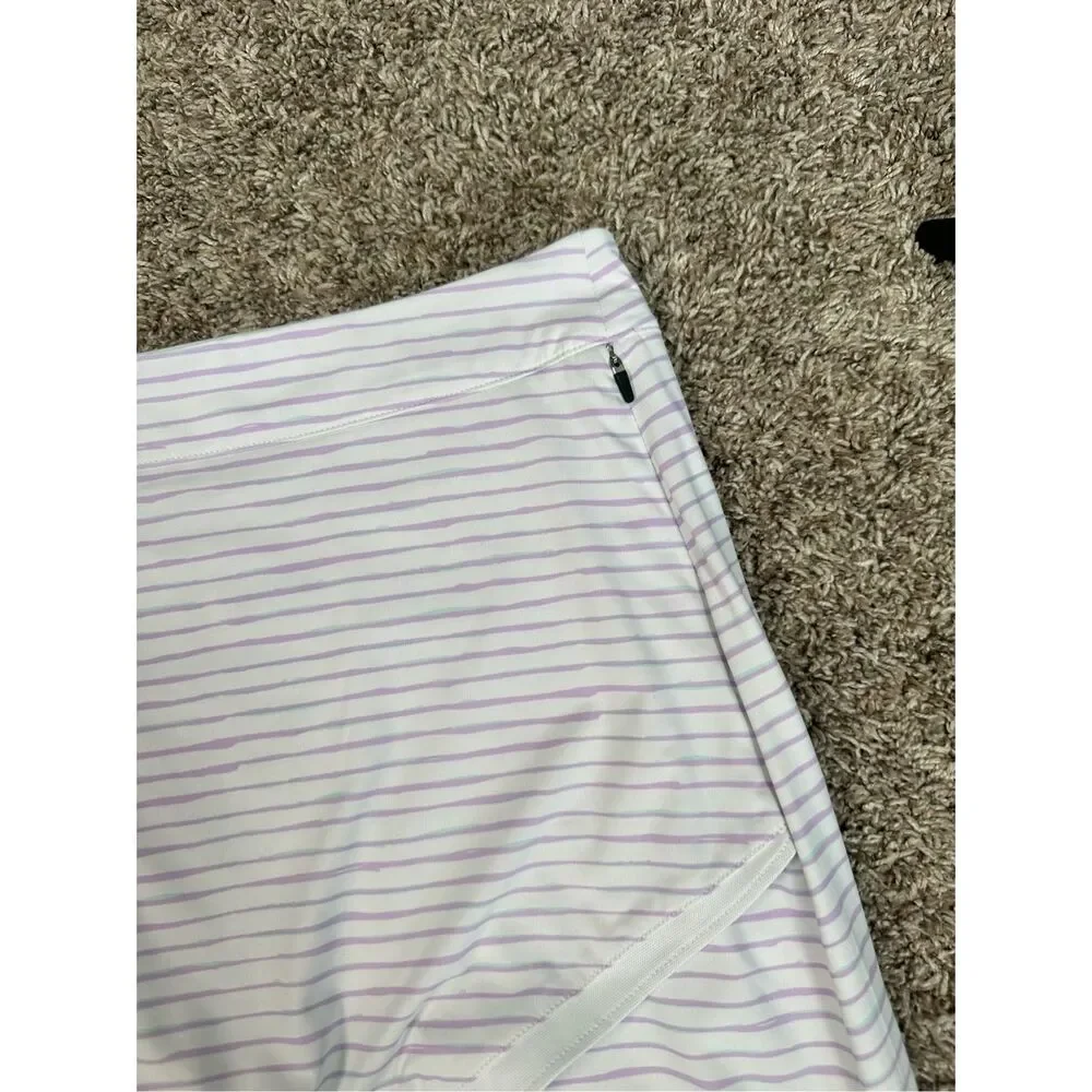 Peter Millar Women's XL Performance Painted Stripes Laura Wrap Golf Skorts Skirt